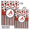 Red & Black Dots & Stripes Soft Cover Journal - Compare