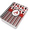 Red & Black Dots & Stripes Spiral Journal 5 x 7 - Main