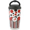Red & Black Dots & Stripes Stainless Steel Travel Cup