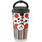Red & Black Dots & Stripes Stainless Steel Coffee Tumbler (Personalized)