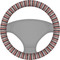 Red & Black Dots & Stripes Steering Wheel Cover