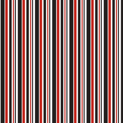Red & Black Dots & Stripes Fabric by the Yard - Spun Polyester Poplin