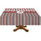 Red & Black Dots & Stripes Tablecloths (Personalized)