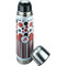 Red & Black Dots & Stripes Thermos - Lid Off