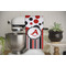Red & Black Dots & Stripes Waffle Weave Towel - Full Color Print - Lifestyle Image