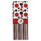 Red & Black Dots & Stripes Wine Gift Bag - Gloss - Front