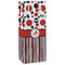 Red & Black Dots & Stripes Wine Gift Bags - Matte (Personalized)