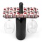 Red & Black Dots & Stripes Wine Glass Holder