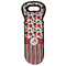 Red & Black Dots & Stripes Wine Tote Bag (Personalized)