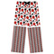 Red & Black Dots & Stripes Womens Pajama Pants - XS
