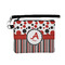 Red & Black Dots & Stripes Wristlet ID Cases - Front
