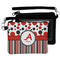 Red & Black Dots & Stripes Wristlet ID Cases - MAIN