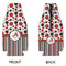 Red & Black Dots & Stripes Zipper Bottle Cooler - APPROVAL