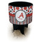 Red & Black Dots & Stripes Black Beach Spiker Drink Holder (Personalized)