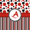 Red & Black Dots & Stripes