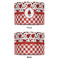 Ladybugs & Gingham 12" Drum Lampshade - APPROVAL (Fabric)