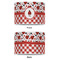 Ladybugs & Gingham 12" Drum Lampshade - APPROVAL (Poly Film)