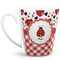 Ladybugs & Gingham 12 Oz Latte Mug - Front Full