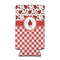 Ladybugs & Gingham 12oz Tall Can Sleeve - Set of 4 - FRONT