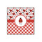 Ladybugs & Gingham Wood Print - 12x12 (Personalized)