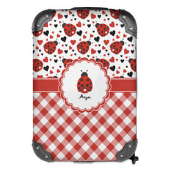 Ladybugs & Gingham Kids Hard Shell Backpack (Personalized)