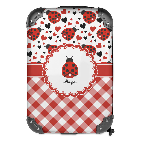 Ladybugs & Gingham 13" Hard Shell Backpacks - FRONT