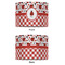 Ladybugs & Gingham 16" Drum Lampshade - APPROVAL (Fabric)
