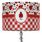 Ladybugs & Gingham 16" Drum Lamp Shade - Fabric (Personalized)