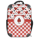 Ladybugs & Gingham Hard Shell Backpack (Personalized)