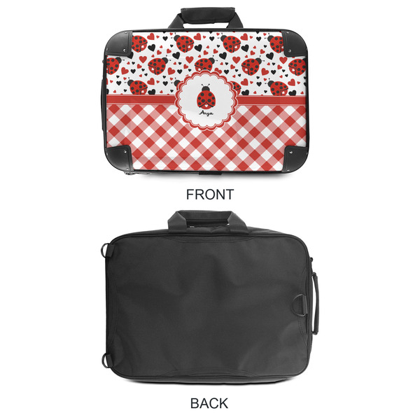 Ladybugs & Gingham 18" Laptop Briefcase - APPROVAL