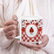 Ladybugs & Gingham 20oz Coffee Mug - LIFESTYLE