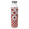 Ladybugs & Gingham 20oz Stainless Steel Water Bottle - Full Print (Personalized)