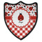 Ladybugs & Gingham 3 Point Shield