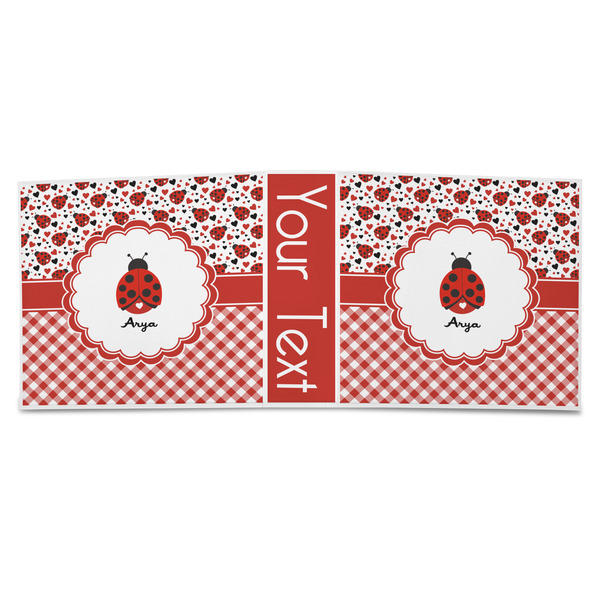 Ladybugs & Gingham 3-Ring Binder Approval- 3in