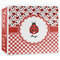 Ladybugs & Gingham 3-Ring Binder - 3 inch (Personalized)