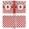 Ladybugs & Gingham 3 Ring Binders - Full Wrap - 1" - APPROVAL