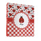 Ladybugs & Gingham 3 Ring Binders - Full Wrap - 1" - FRONT