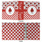 Ladybugs & Gingham 3 Ring Binders - Full Wrap - 2" - APPROVAL
