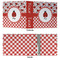Ladybugs & Gingham 3 Ring Binders - Full Wrap - 3" - APPROVAL