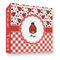 Ladybugs & Gingham 3 Ring Binders - Full Wrap - 3" - FRONT