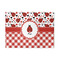 Ladybugs & Gingham 5' x 7' Patio Rug (Personalized)