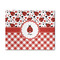 Ladybugs & Gingham 8' x 10' Patio Rug (Personalized)