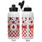 Ladybugs & Gingham Aluminum Water Bottle - White APPROVAL