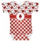 Ladybugs & Gingham Baby Bodysuit 0-3 (Personalized)