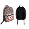 Ladybugs & Gingham Backpack front and back - Apvl
