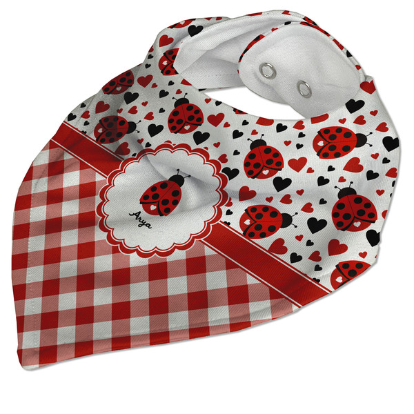 Ladybugs & Gingham Bandana Closed
