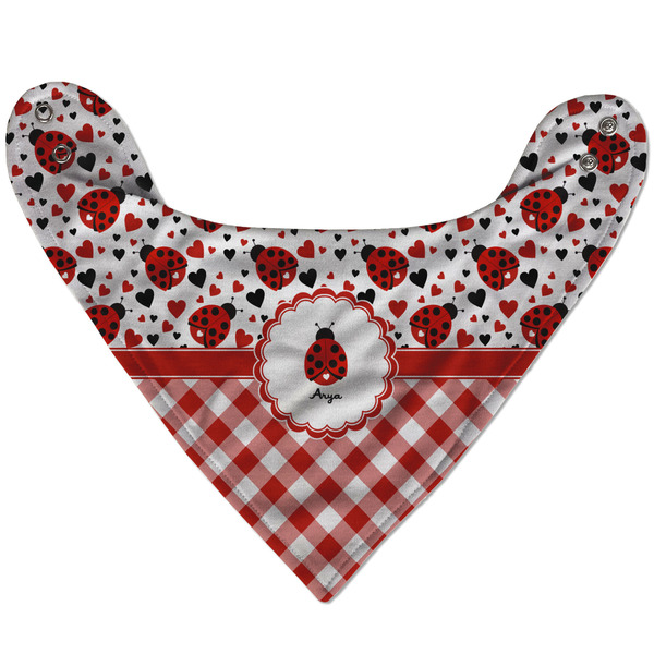 Ladybugs & Gingham Bandana Flat Approval