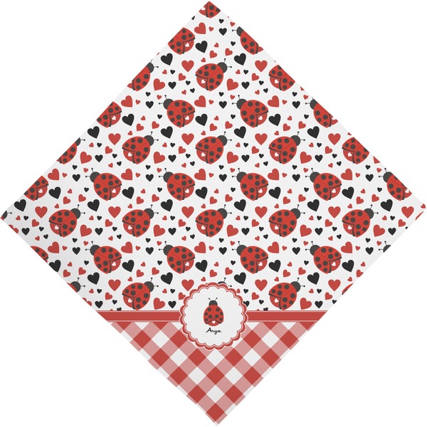 Ladybugs & Gingham Bandana - Full View