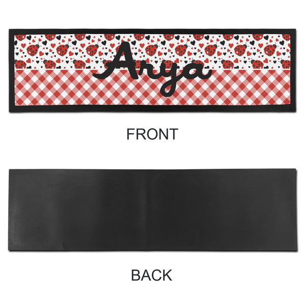 Ladybugs & Gingham Bar Mat - Large - APPROVAL