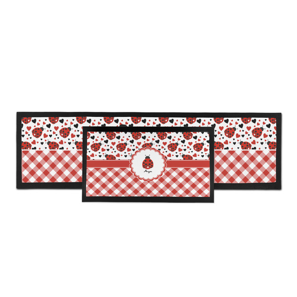 Ladybugs & Gingham Bar Mat - Parent Main